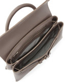 Attica Chain Crossbody Bag, Mink Gray