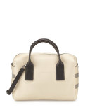 Stripe Monili Crossbody, Vanilla