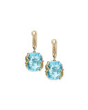 Sealeaf Collection Blue Topaz Earrings