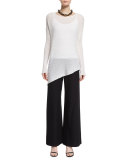 Variegated Asymmetric Tencel® Top 