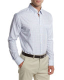 Yucatan Check Sport Shirt, Violet