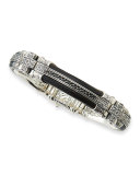 Men's Byzantine Bracelet with Spinel Bar