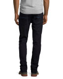 Lean Dean Dry Black Indigo Skinny-Leg Jeans, Black