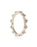 Diamond Crivelli Station Stackable Ring