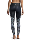 Airbrush Butterfly-Print Sport Leggings