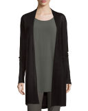 Sheer Hemp Long Cardigan