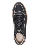 ZeroGrand Sport Leather & Nylon Midboot Sneaker, Black