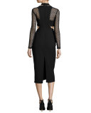 Mack Layered Midi Dress