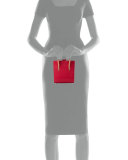 Paloma Nano Calf Tote Bag, Rosa
