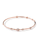 18K Rose Gold 9-Diamond Bangle (0.5ctw)