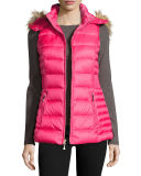 Packable Down Zip-Front Vest
