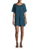 Kyle Scalloped Lace Shift Dress
