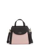 cobble hill adrien small satchel bag, pink granite/multi