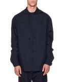 Hooded Long-Sleeve Shirt