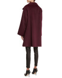 Fisher Project Oversized Alpaca-Blend Coat, Raisonette