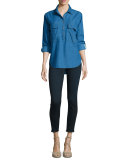 Wisdom Skinny Ankle Jeans, Tunnels Beach  