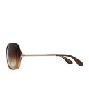 plastic oversized sunglasses
