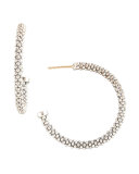 28MM CAVIAR HOOP EARRING