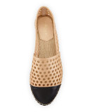 Mara Perforated Espadrille Flat