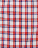 Box-Check Dress Shirt, Red/Navy