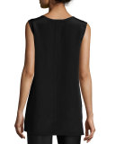 Crepe Tunic/Tank, Black