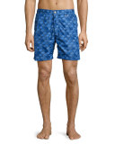 The Great Waves Swim Trunks, Royal Blue