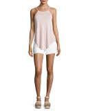 Cutoff Jean Shorts, Clean White