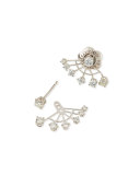 Spaghetti Six-Point Diamond Jacket Earrings