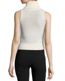 Elodie Sleeveless Turtleneck Sweater