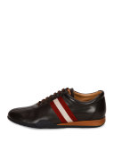 Men's Frenz Leather Low-Top Sneaker, Brown