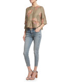 The Almost Skinny Cropped Jeans, Wyoming Wash