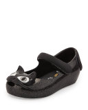 Mini Ultragirl II Cat-Face Jelly Mary Jane, Sizes 5T-10T