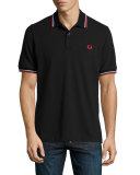 Twin-Tipped Short-Sleeve Polo Shirt