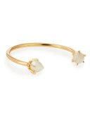 Eclipse Mother-of-Pearl Cuff Bracelet, Pearl