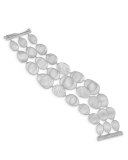 Lunaria Diamond Multi-Row Bracelet in 18K White Gold