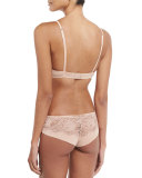 Jazztime Lace-Trim Briefs, Nude