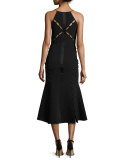 Shaik Cutout Sleeveless Midi Dress