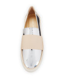 Boyband Specchio Slip-On Sneaker, Silver