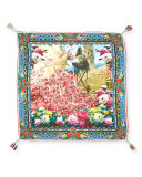Rosaila Silk Georgette Scarf, Multi
