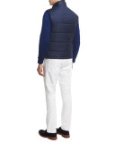 High-Performance Wool Sweater, Bright Blue