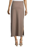 Interlock Maxi Skirt, Pebblestone 