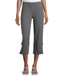 Joey Vented Capri Pants, Eternity Slate 