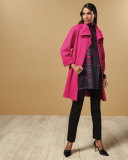 Paris Plush Easy Coat, Pink