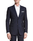 Brera Two-Piece Wool Suit, Navy