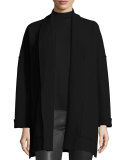 Boiled Wool Kimono Jacket, Petite