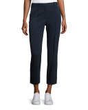 Hartsdale K Oxford Cropped Knit Pants, Blue