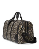 GG Caleido Canvas Duffel Bag, Black/Beige
