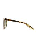 Winette Gradient Universal-Fit Cat-Eye Sunglasses, Tortoise