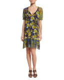 Floral-Print T-Shirt Dress