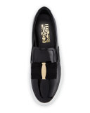 Pacau Gros Bow Slip-On Sneaker, Nero